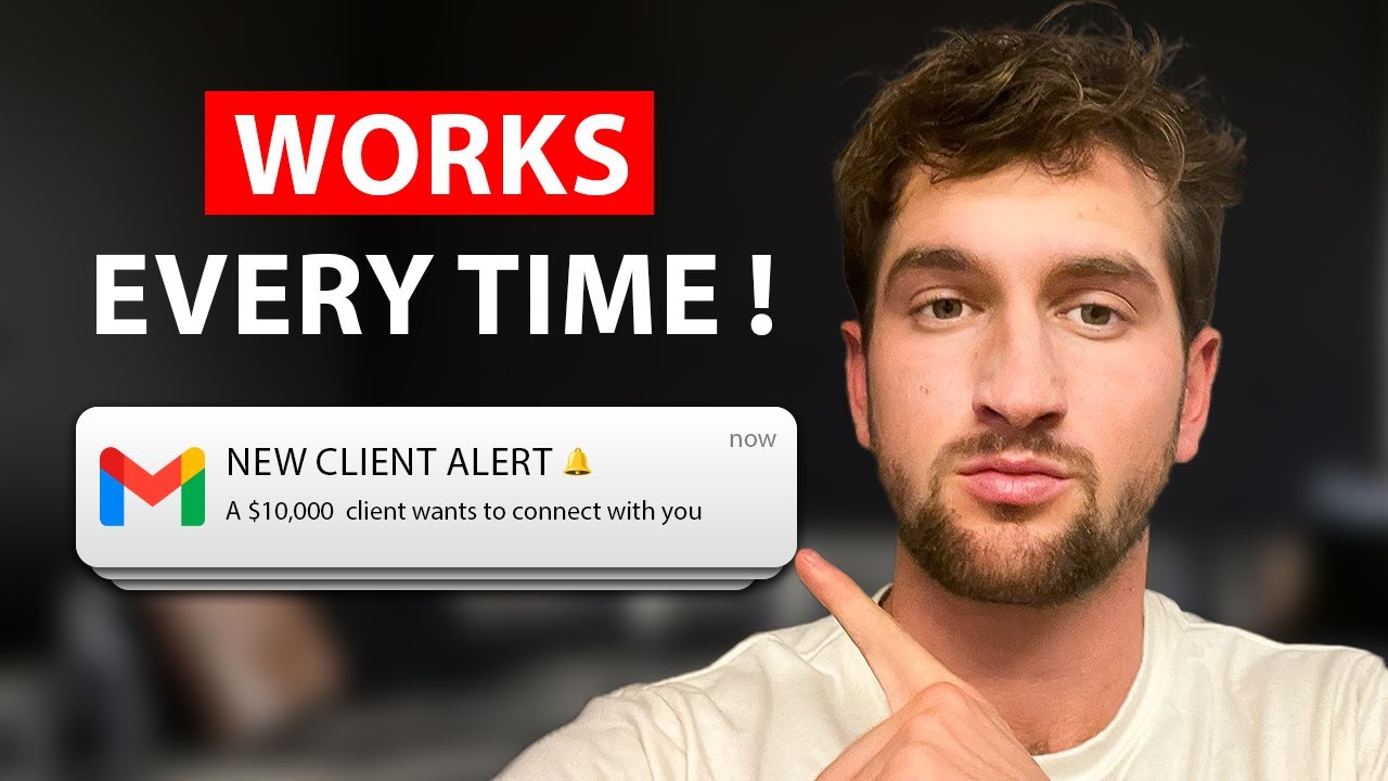 How to Get Clients with Cold Emails (Proven 4 Steps) - YouTube