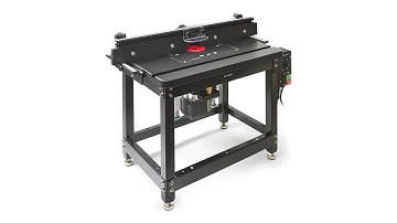 Rutlands® Bench Router Table - R15 Lift and Motor with Speed Control NVR Switch