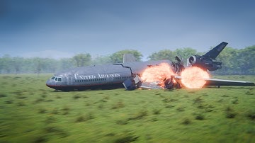 Plane Crash Animation | BLENDER
