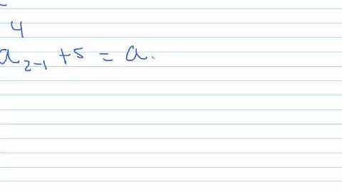 8.1 Finding terms of a recursive sequence