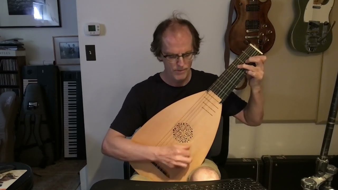 Greensleeves - Larry Brown 8 course renaissance lute
