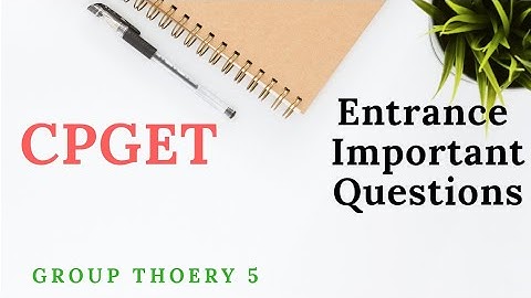 CPGET MATHS | GROUP THEORY #cpget #maths #cpgetmaths#cpgetmathematics