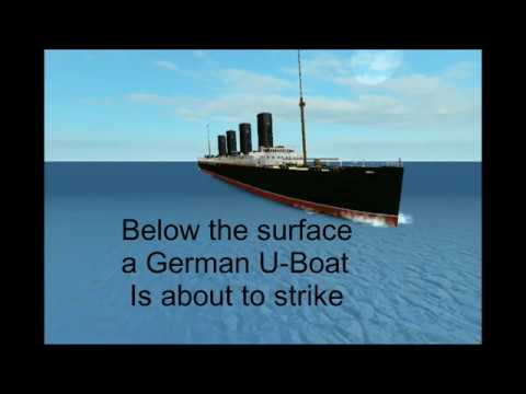 Lusitania Sinking Cinematic Roblox Youtube - roblox lusitania britannic