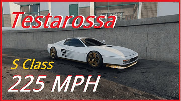 (S Class)  Ferrari Testarossa - 224mph in S Class - Speed Demon - Need for Speed Unbound