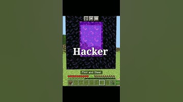 NETHER PORTAL HOUSE BUILD CHALLENGE - Minecraft Battle: NOOB vs PRO vs HACKER