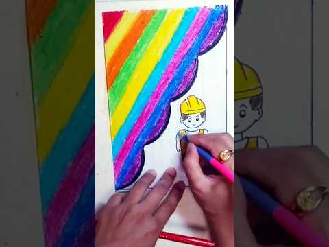 Labour Day greeting card #trending#youtubeshorts #ytshort#short#viral#shorts #ytshorts#drawing