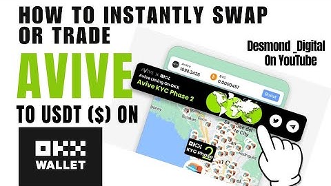 Avive Withdrawal. How To Instantly Swap Or Trade Avive To USDT On OKX