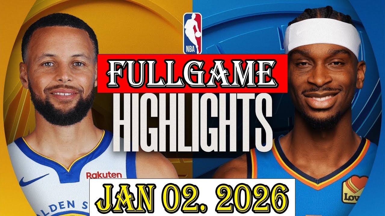 Матч «Голден Стэйт Уорриорз» против «Оклахома-Сити Тандер» (полная версия, 2 января 2026 г.) — лу...