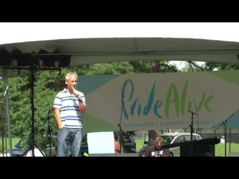 Pride Alive 2008 -Harvey Hurdle of HRC speaks