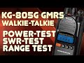 KG-805G One-Month Review - Power Test, SWR, & Distance Range Test - How Far Can You Talk With It?