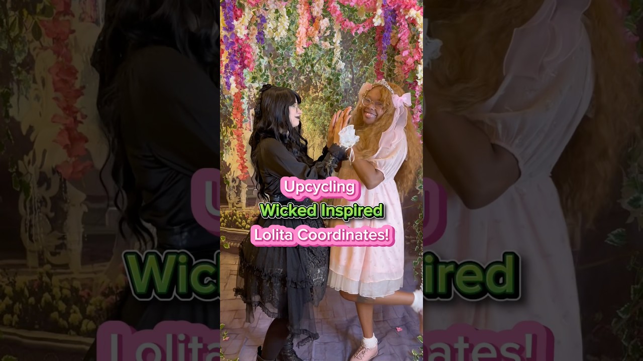 Thrift & flip Glinda Lolita dress 🎀✨ WICKED w/ @TheEveling