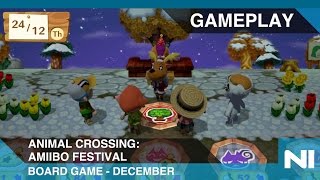 Animal Crossing: amiibo Festival - Board Game (December) Gameplay