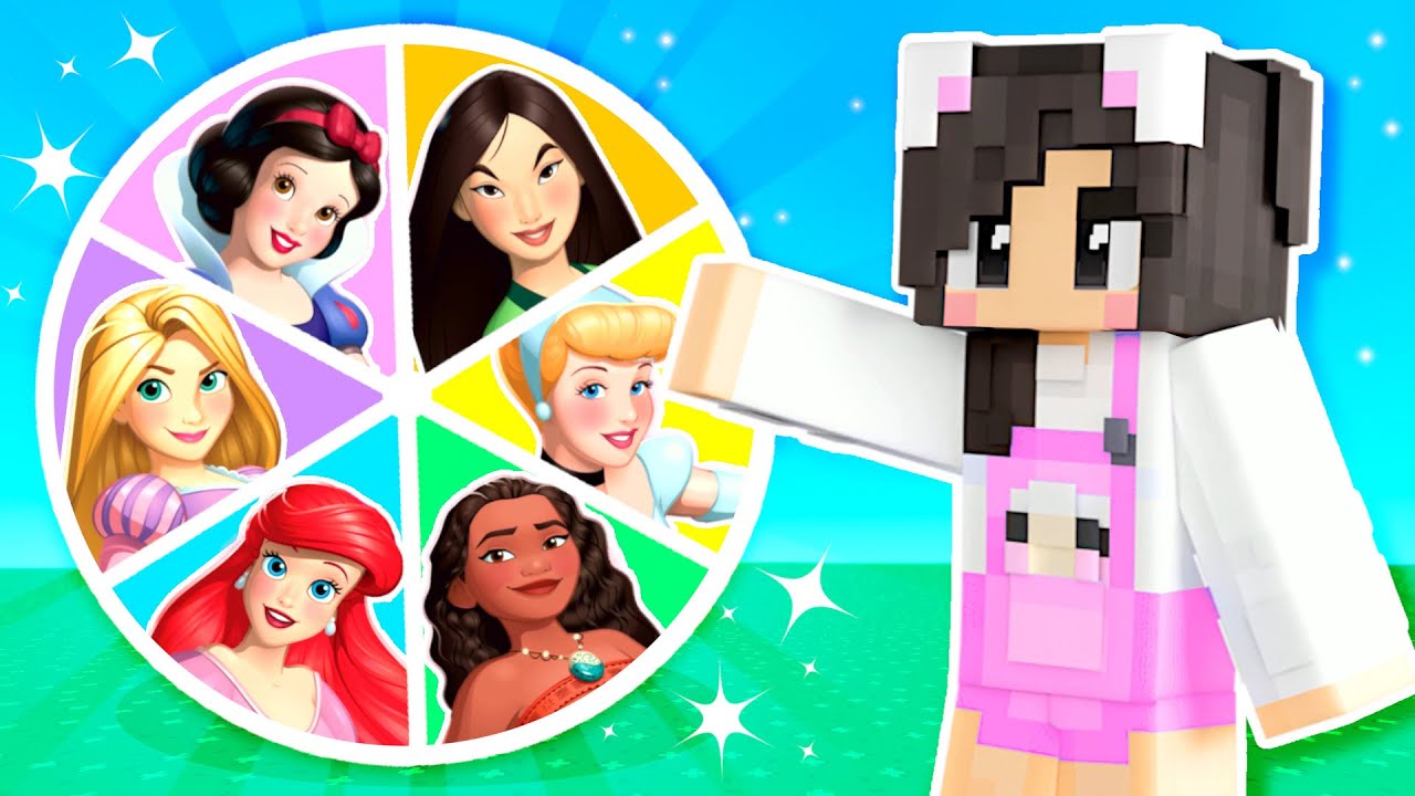 💜Вращение колеса решает судьбу замка моей ПРИНЦЕССЫ из Minecraft!