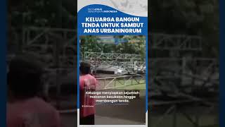 Suasana Rumah Ibunda Anas Urbaningrum di Blitar, Keluarga Bangun Tenda dan Siapkan Makanan Suasana Rumah Ibunda Anas Urbaningrum di Blitar, Keluarga Bangun Tenda dan Siapkan Makanan