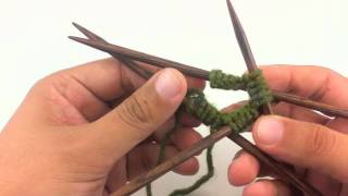 How to Knit in the Round with Double Pointed Needles