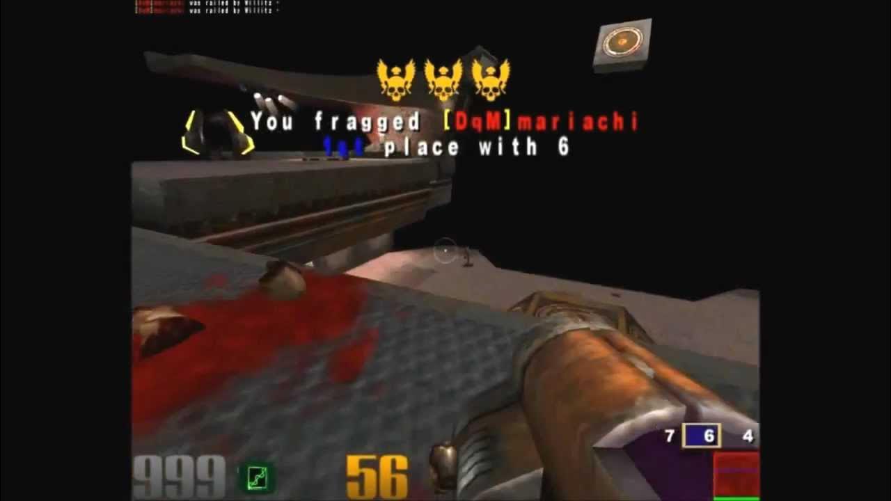 Willitz Quake III Arena 1vs1 Railgun YouTube