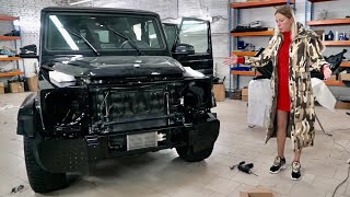 СТАРЫЙ Гелик в НОВЫЙ. Шло тяжело, получилось ОХРЕНЕННО! Mercedes G-Class