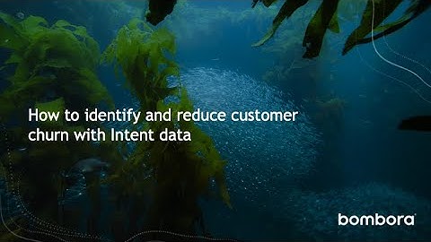 How to identify and reduce customer churn with Intent data