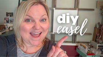 In FIVE Easy Steps | Art Studio H-frame Wall Easel