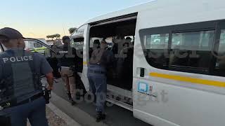 Chasing The Army And Police In Mitchells Plain - Action Camera Footage