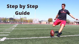 HOW TO KICKOFF A FOOTBALL - Step by step guide