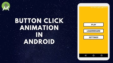 How To Create Button Click (Effect) Animation Like Games In Android | Android Studio
