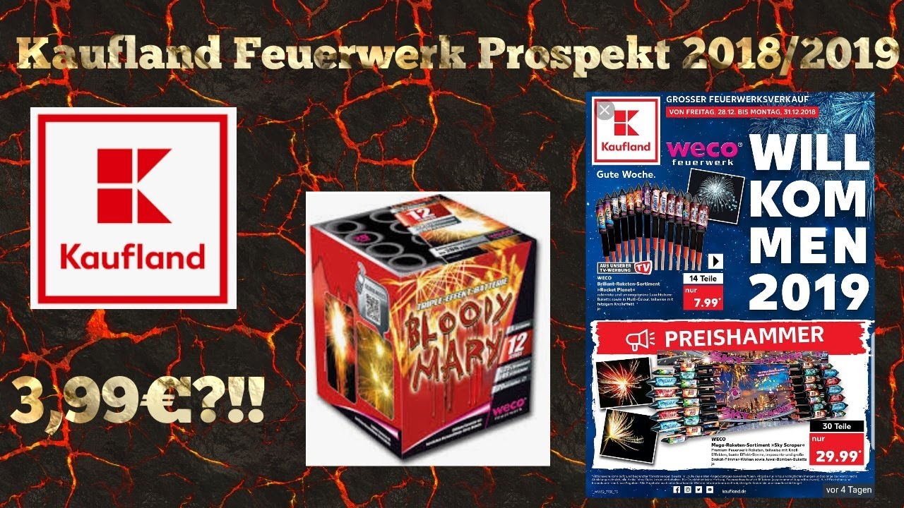 KAUFLAND SILVESTER FEUERWERKS PROSPEKT 2018/2019 YouTube