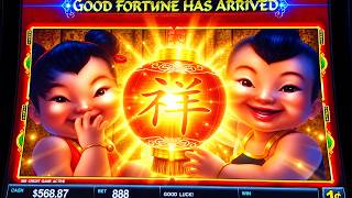 GOOD FORTUNE HAS ARRIVED!!! BABIES, GIVE UNCLE MONEY!! 😍 FU DAO LE REEL BOOST Slot Machine screenshot 3