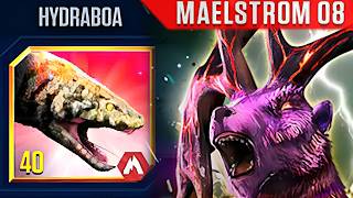 HYDRABOA 40 VS MAELSTROM 08 | JURASSIC WORLD THE GAME screenshot 1