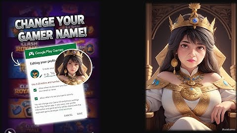 How can you change the gamer name, profile  in play games and preferences