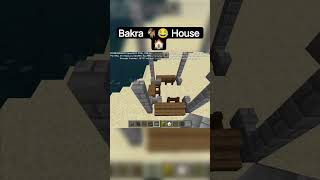 Bakra 🐐 House 🏠in  minecraft 😨 (Axel F)#minecraft #Axel F #Gaming #Shorts