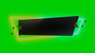 Neon lower third banner green screen free download no copyright