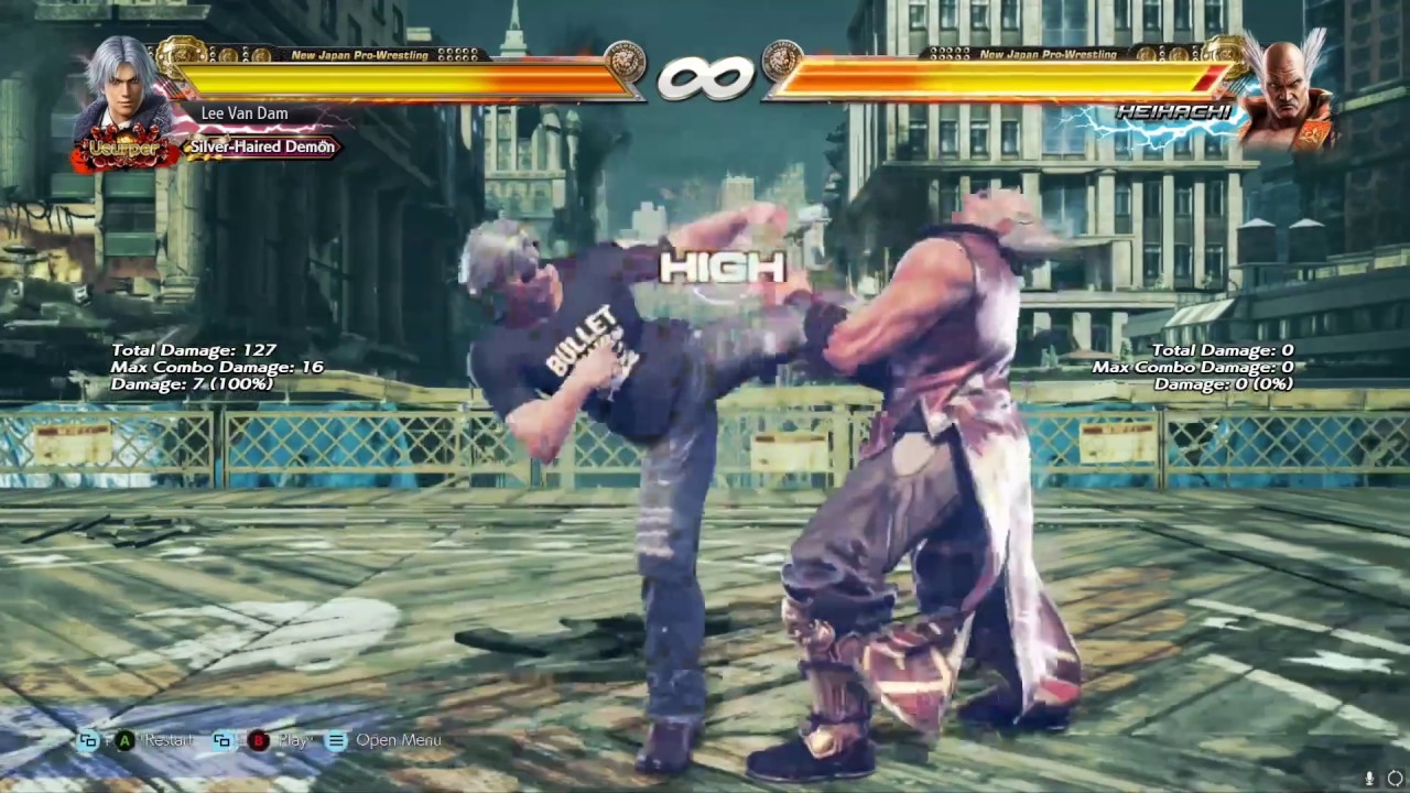 Tekken 7: Fated Retribution - Lee Chaolan Acid Rain Combo Timing