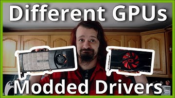 SLI With Two Different Graphics Cards | Nvidia GTX 480 & GTX 460 Using Modded Drivers