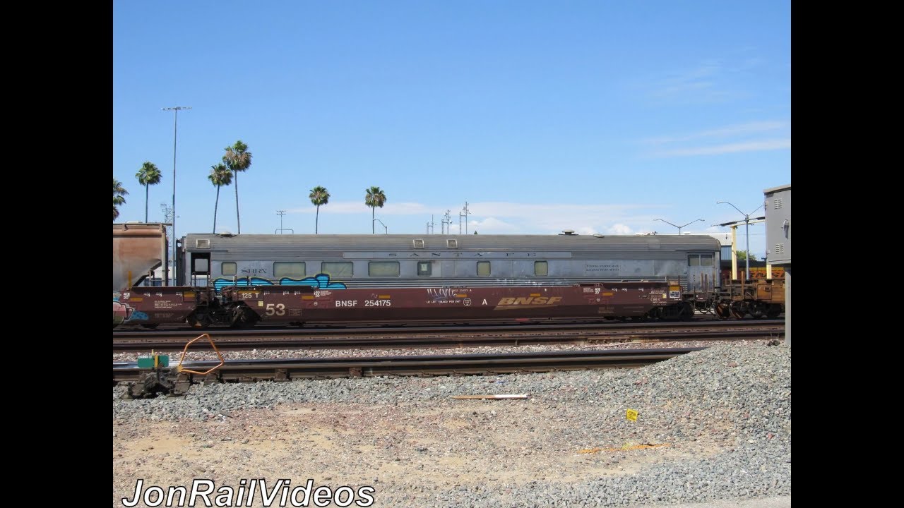 7/11/20 SBRX 1517, a former ATSF 3751 tool car, and other trains in ...