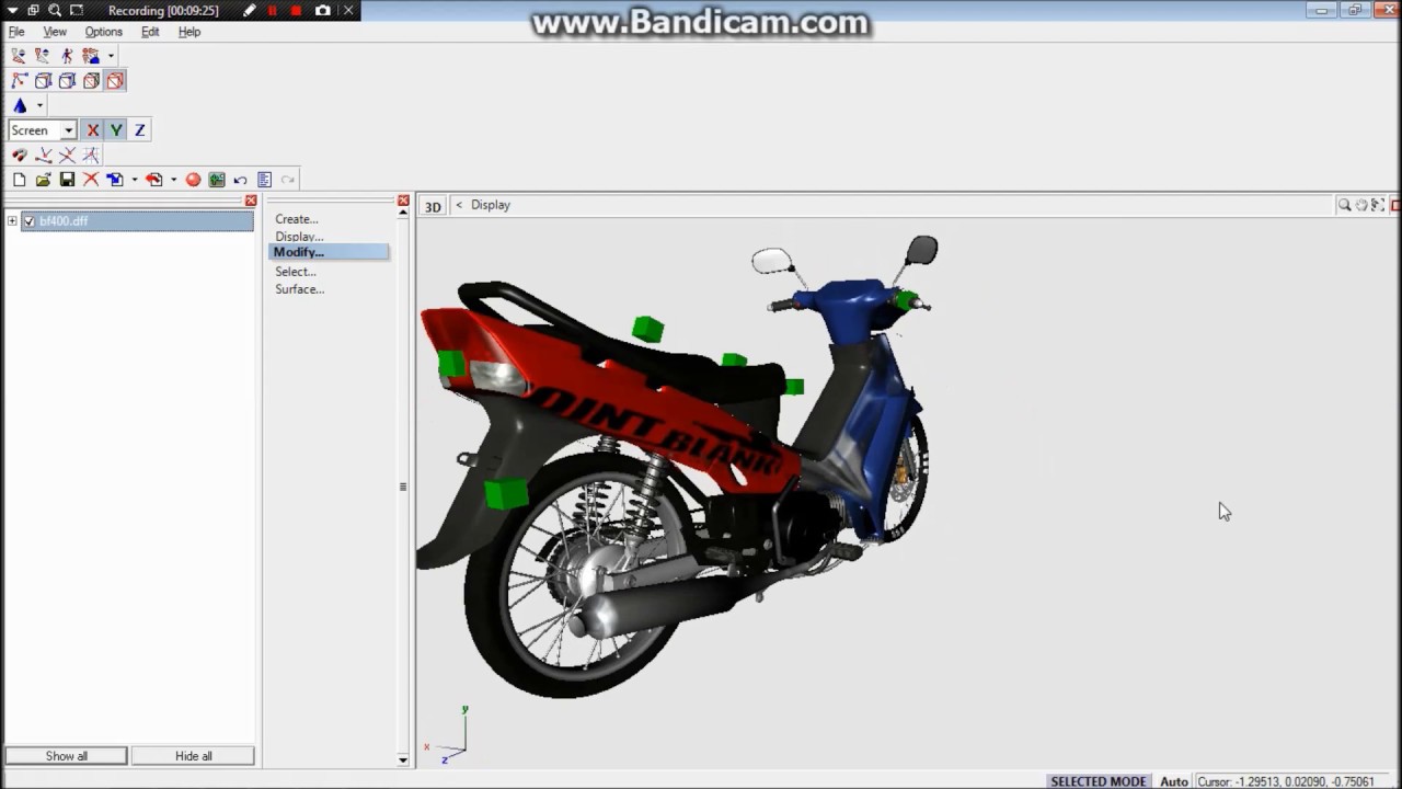 MODIFIKASI SEPEDA MOTOR TUTORIAL ZMODELER COCOK BAGI PEMULA TAHAP 3