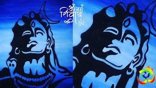 Drawing Shiva || lord Shiva drawing with acrylic colour  Bhole nath,  shiva,  shanker screenshot 5