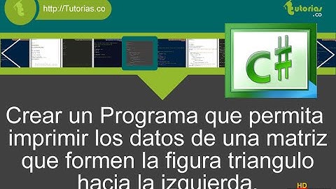 arreglos – visualStudio c# (figura triangulo hacia la izquierda)