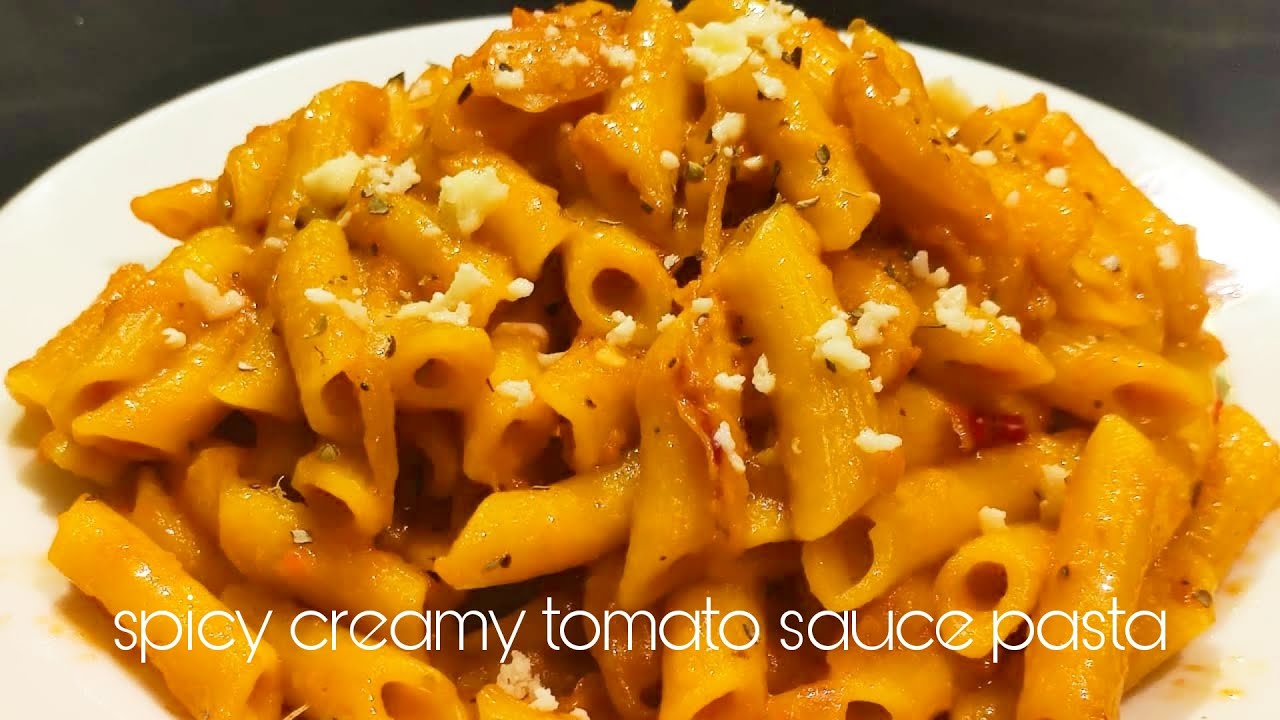 pasta recipe with creamy tomato sauce spicy creamy pasta recipes vegetarian pasta recipes