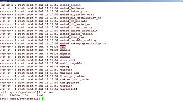 14.12 sysctl and kernel parameters