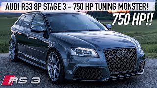 MONSTER AUDI RS3 8P STAGE 3 750HP/850NM - 5-CYLINDER MISSILE 100-200 IN 5 SECONDS - IN DETAIL