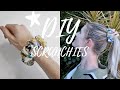 How to make a Scrunchie | DIY Scrunchie Tutorial | Wide elastic Scrunchies #scrunchies #diyscrunchie