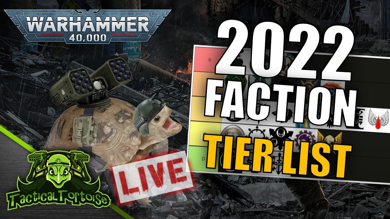 Warhammer 40k Faction Tier List LIVE (Jan 2022) | Warhammer 40k Live Warhammer 40k Faction Tier List LIVE (Jan 2022) | Warhammer 40k Live
