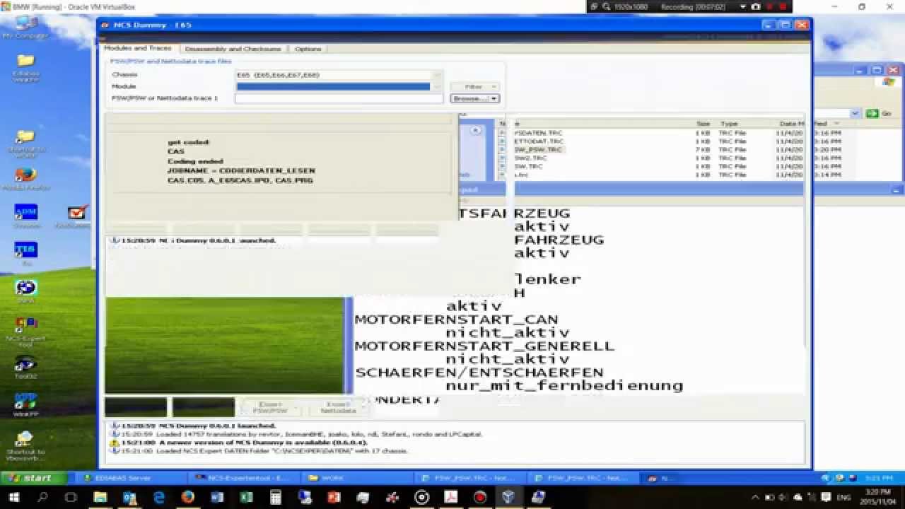 BMW coding using NCS Expert and NCS Dummy YouTube