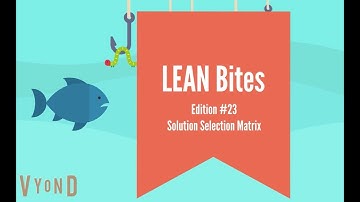 LEAN Bites #23 Solution Selection Matrix
