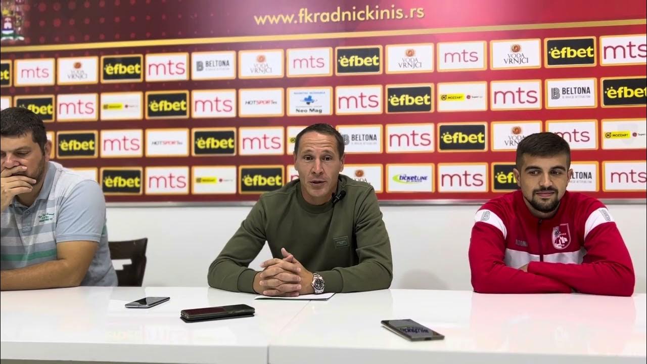 Konferencija za medije pred utakmicu Radnički Niš - Spartak Subotica (13.  kolo Super lige Srbije) 