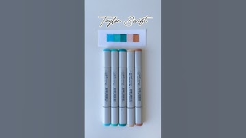 I Made Copic Marker Palettes for each Taylor Swift Album