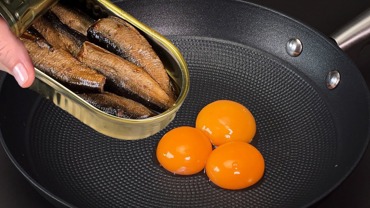 Sardinen + Eier – unglaublich lecker! Dieses Rezept machte ein Restaurant berühmt!