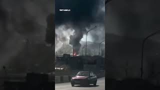 Fires engulf Russia's Tuapse oil refinery after Ukrainian drone attack Update