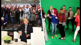 Moments When Ellen and Celebrities Surprising Fans On The Ellen Show